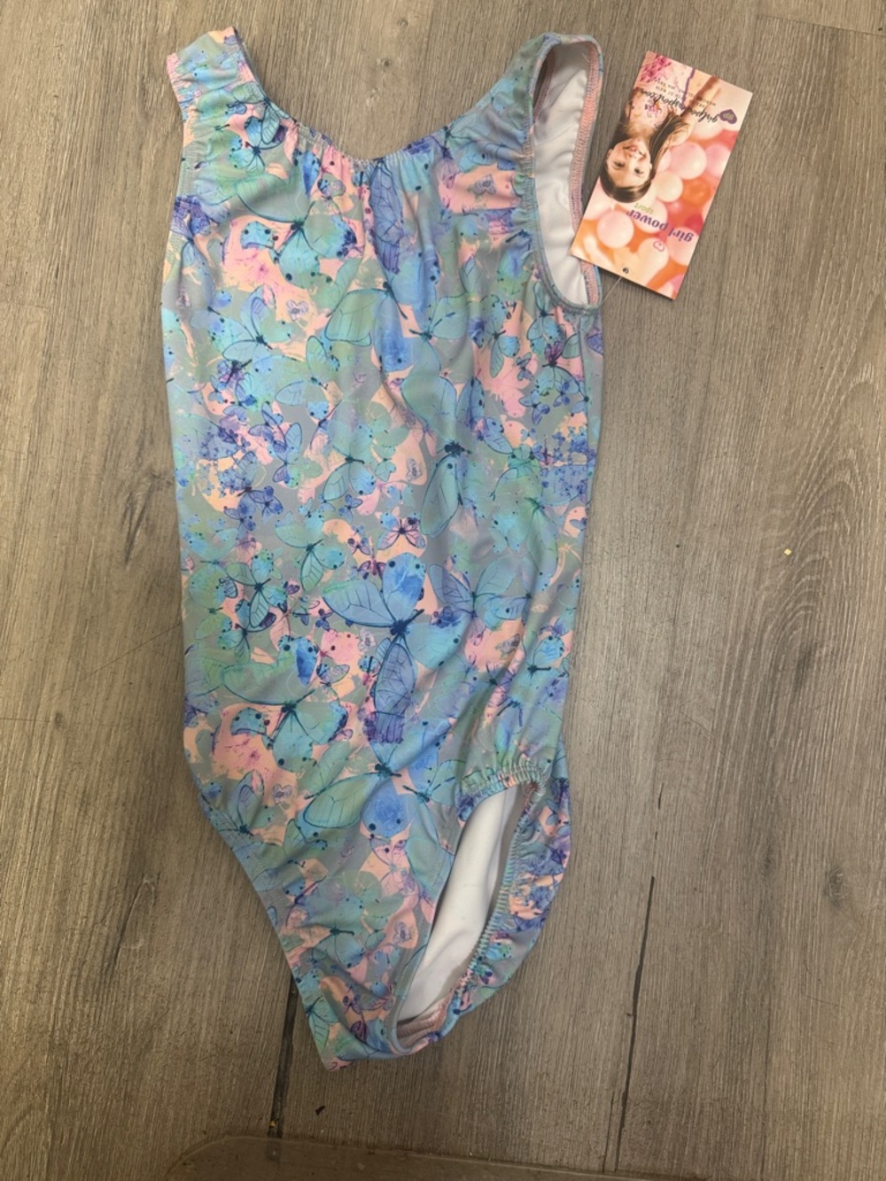Gymnastics butterfly leotard